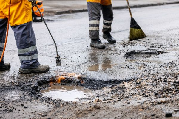Gravel Pothole Repair in Castle Rock