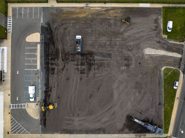 Parking Lot Excavation in Castle Rock